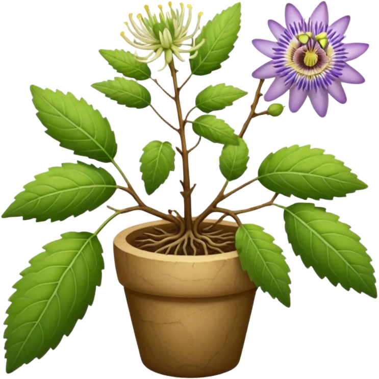 lavender, passion flower, ashwagandha roots, lemon balm emoji