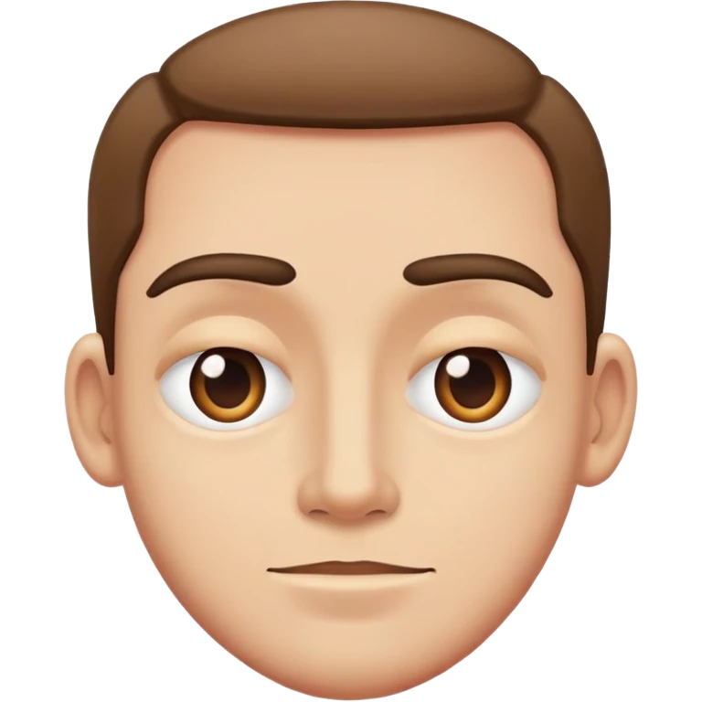 Cross eyed man emoji