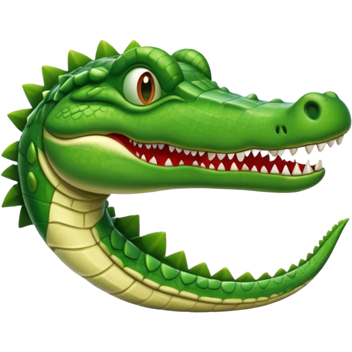 Avion con cabeza de cocodrilo emoji