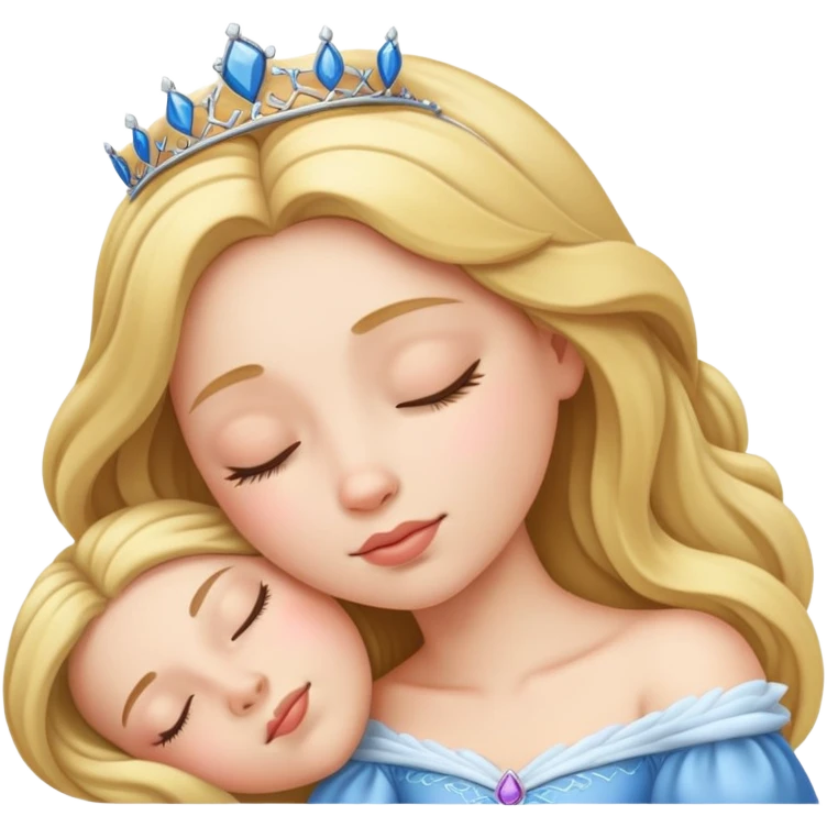 Princess sleeping emoji