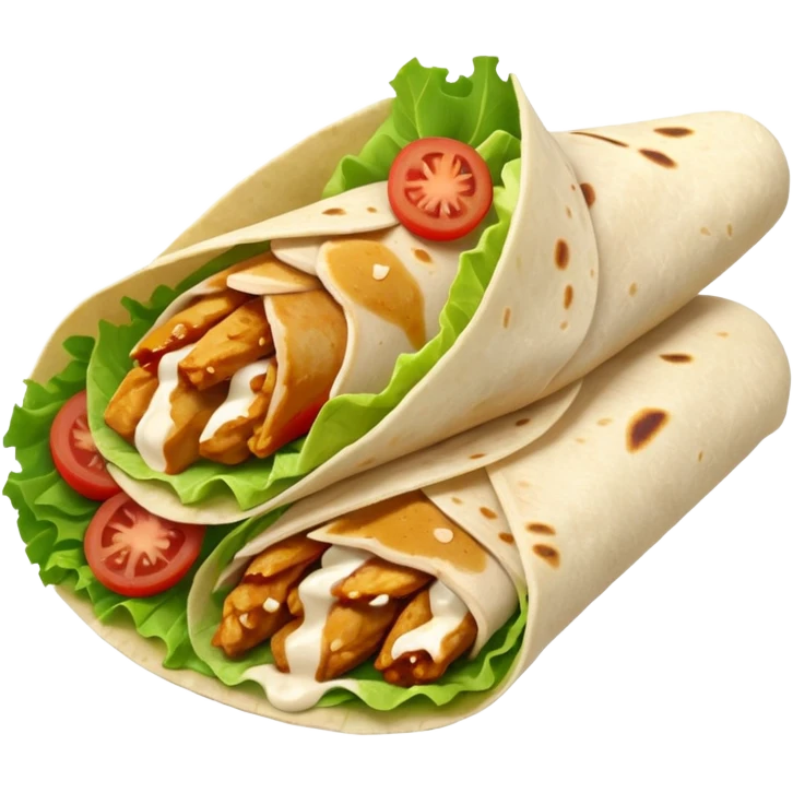 honey adobo chicken wrap from just salad emoji