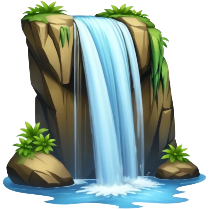 Waterfall emoji