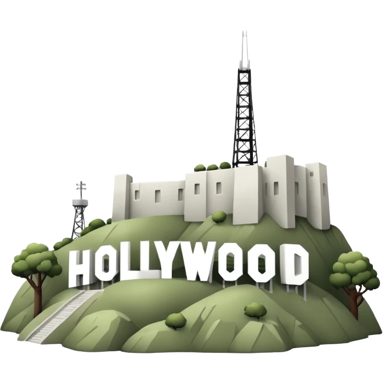 Hollywood Sign emoji