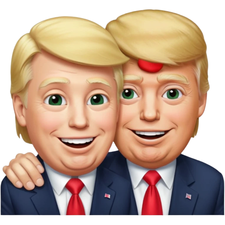 Trump giving Bubba a bj emoji