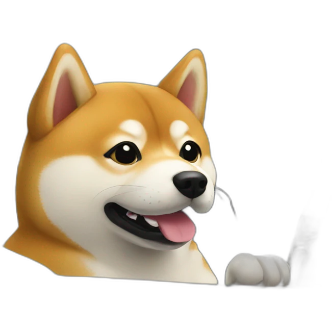 shiba in car emoji