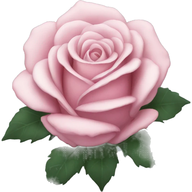 winter rose  emoji