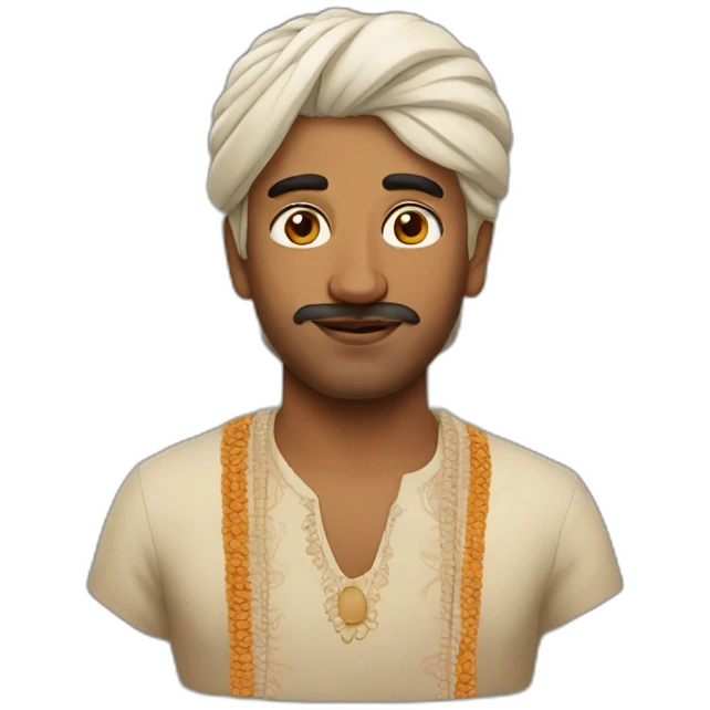 Indian man emoji