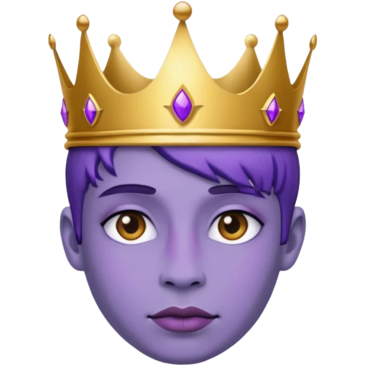 Purple royalty emoji