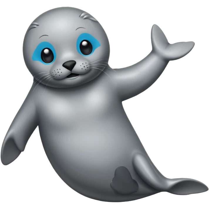 seal in flipper pose emoji
