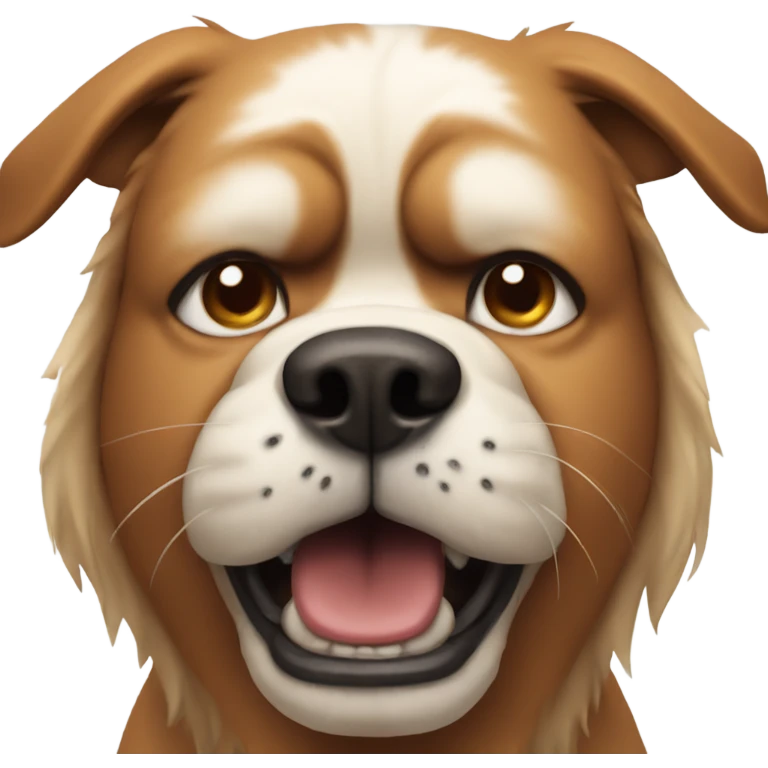 angry dog emoji