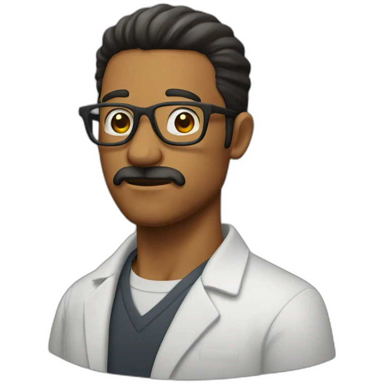 Hombre quitándose los lentes  emoji