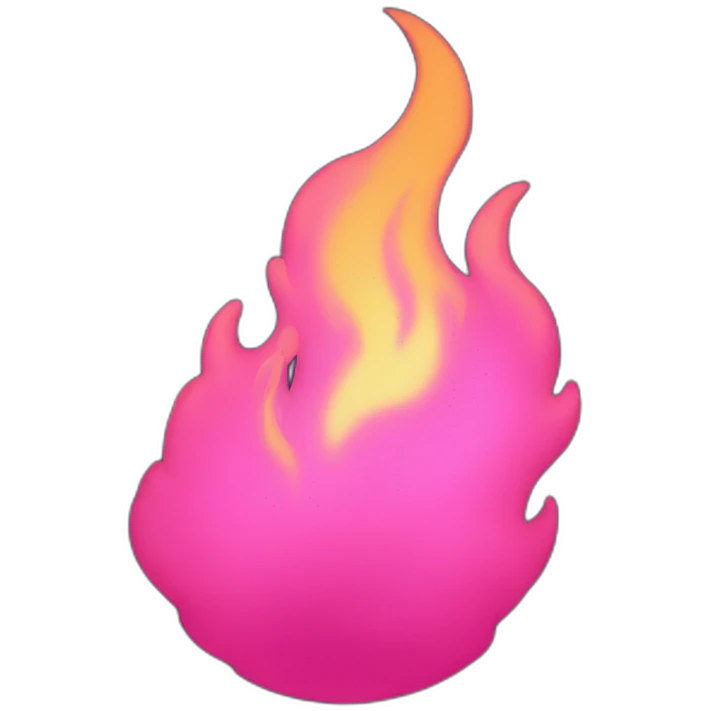 pink fire emoji