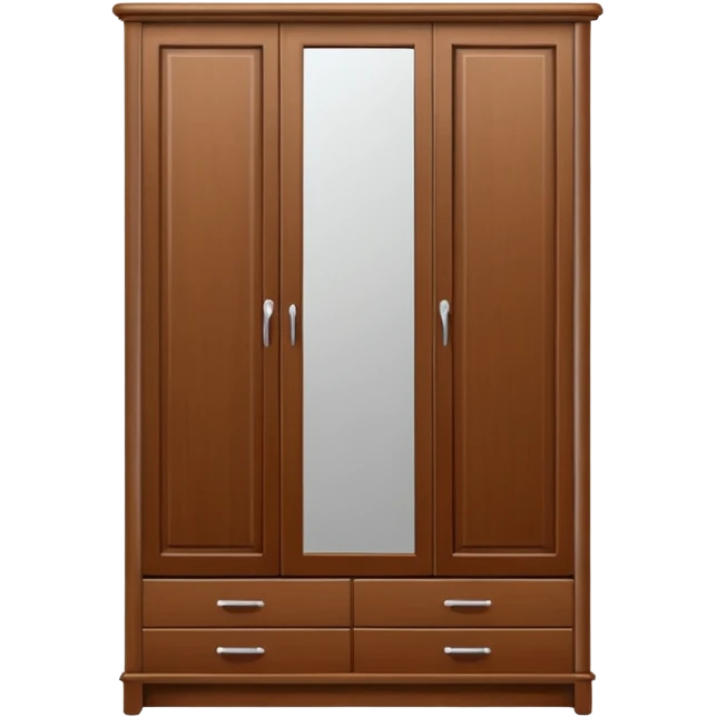 wardrobe modern closed mirror door emoji