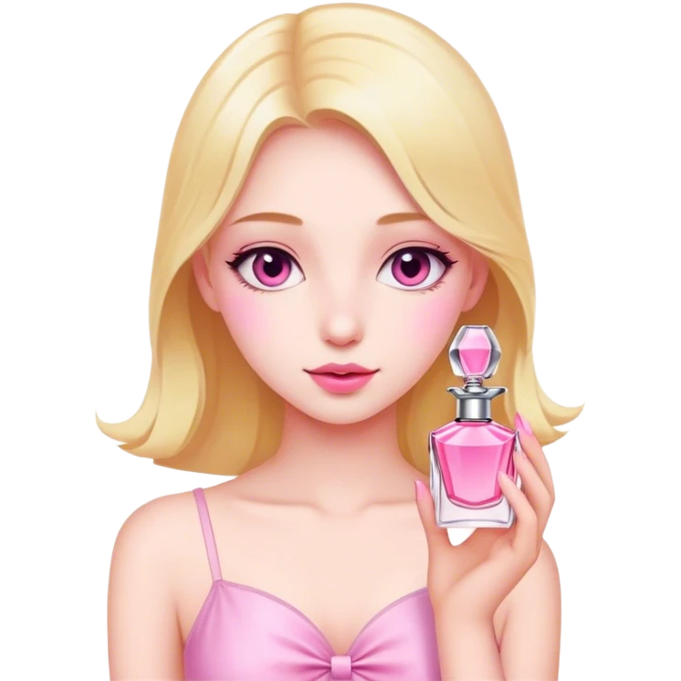 Good girl pink perfume emoji
