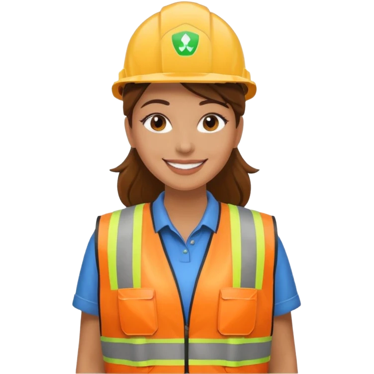 women, Waste Management, safety vest emoji