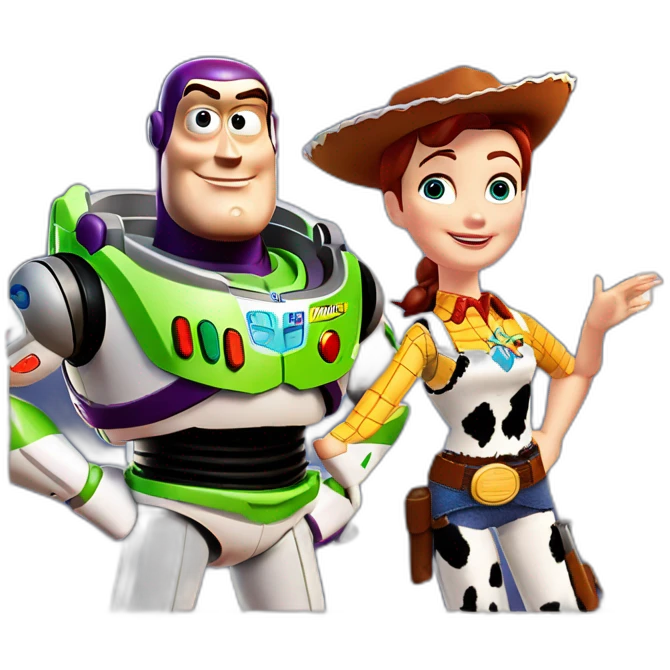Toy Story buzz lightyear and woody emoji