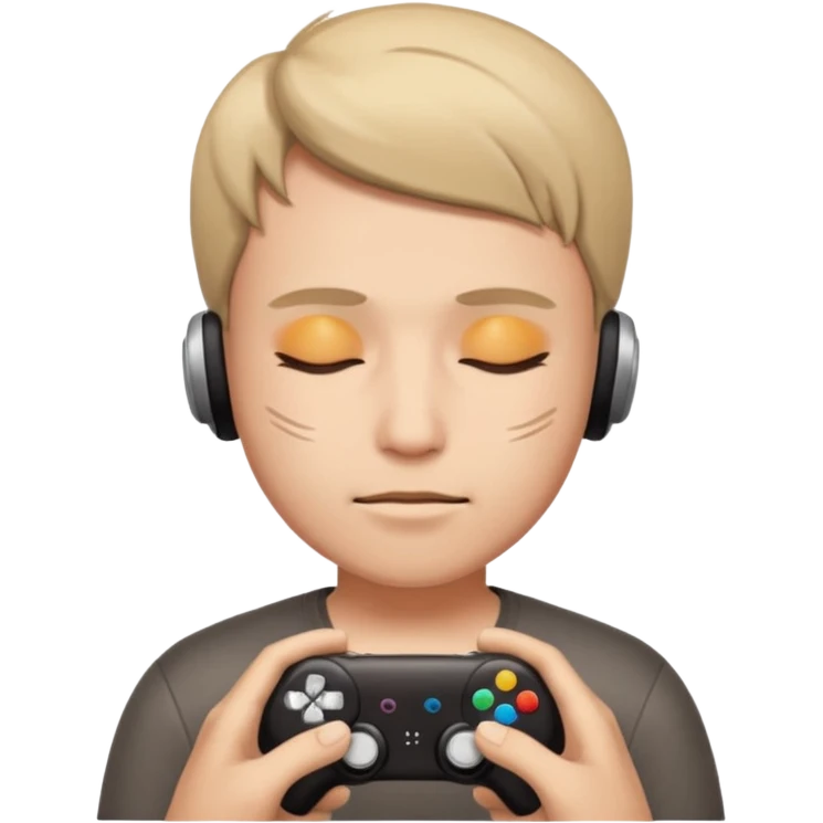 gamer closed eyes  emoji