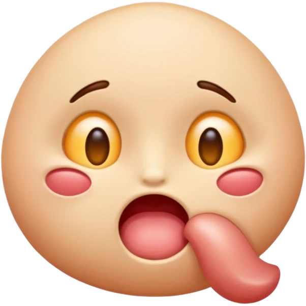 An emoji showing butthole emoji