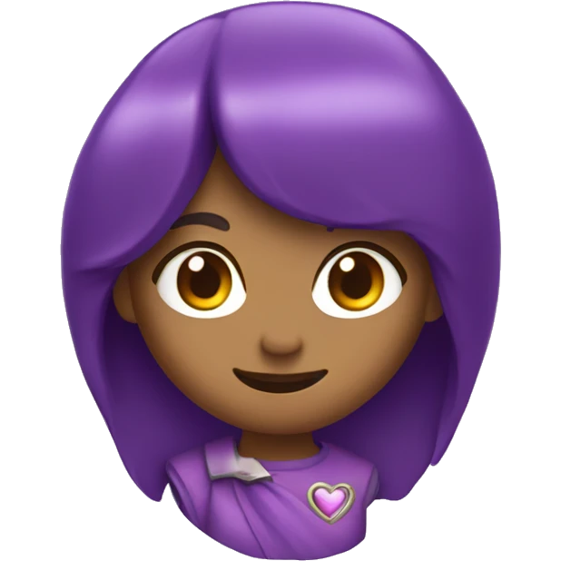 Lilian purple heart emoji