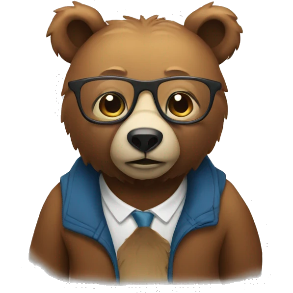bear with spec emoji