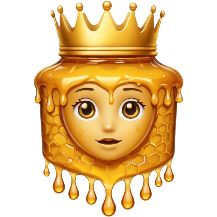 Honey with a crown on top emoji