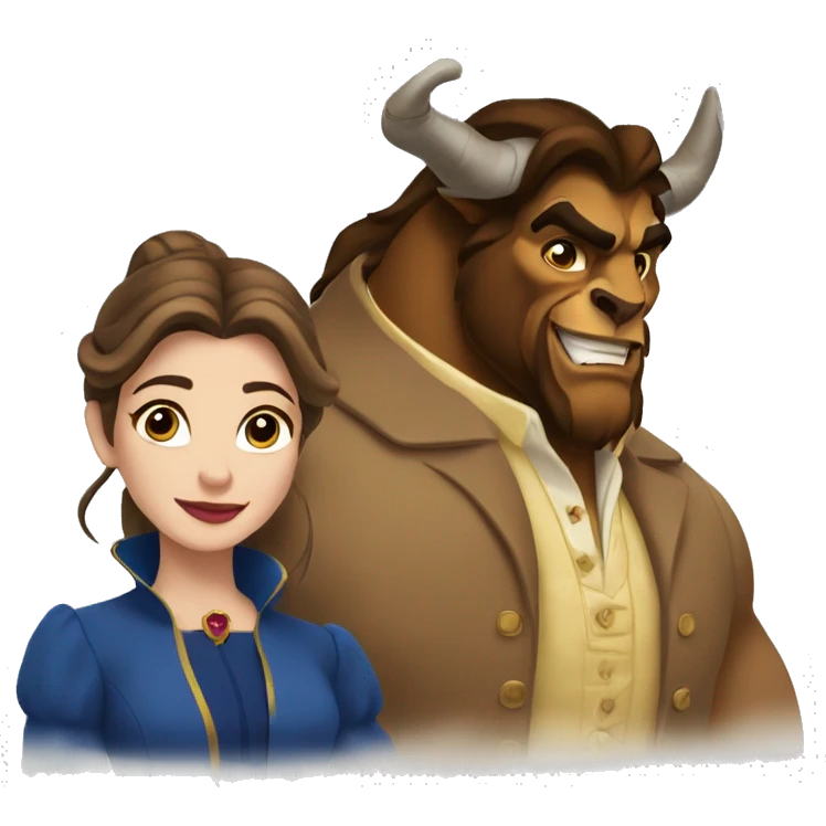 beauty and the beast  emoji