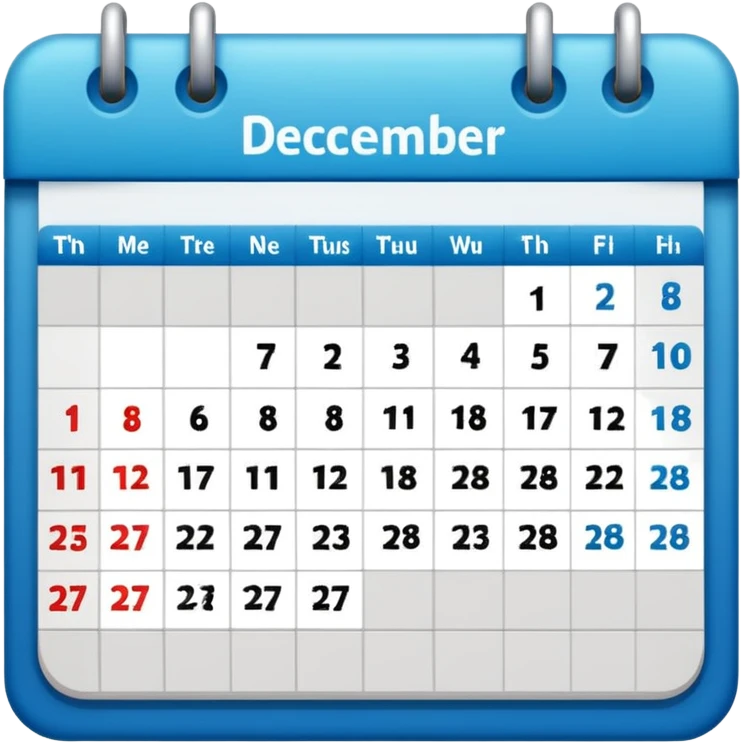 Календарь «11декабря» emoji