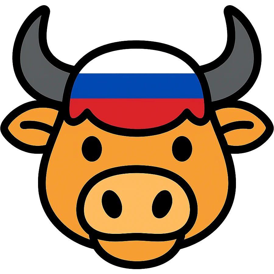 Russian bull emoji emoji