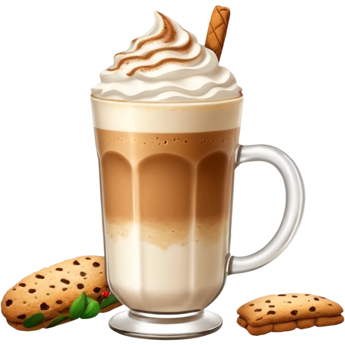 latte con cacao e biscotti  emoji