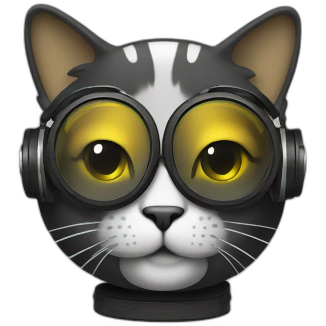 Dj cat emoji