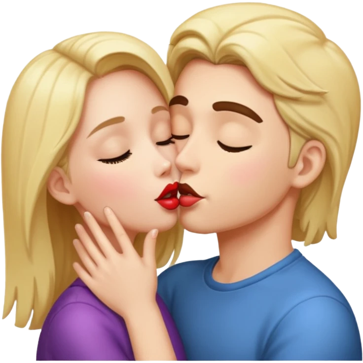 giving a huge kiss emoji