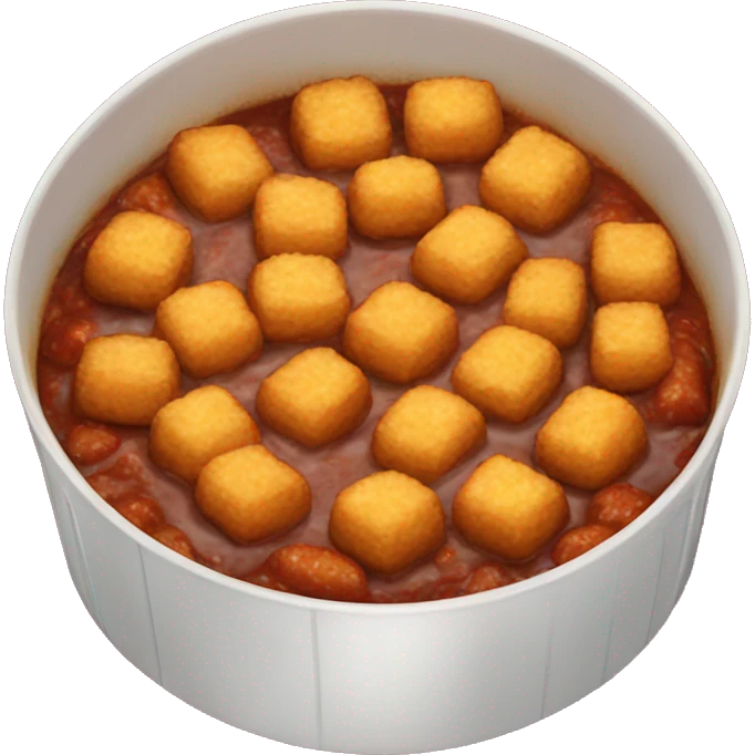 Tater tot hot dish  emoji