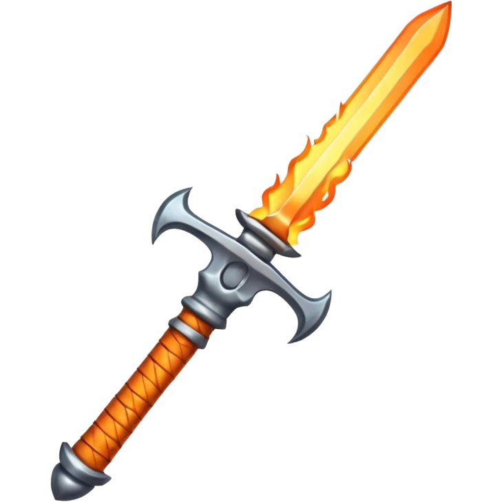 sword and fire emoji