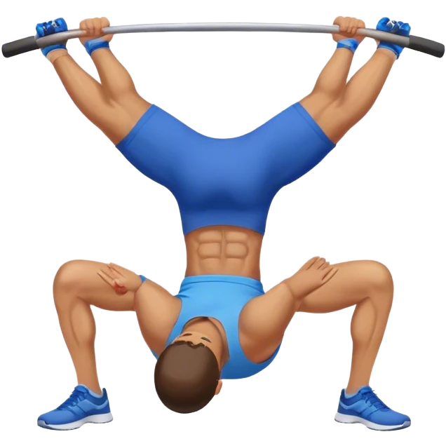 glute-bridges-exercise guy with blue shorts  emoji