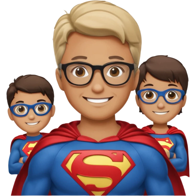 My github user name is superhero dev, realistic one adult in noman family emoji