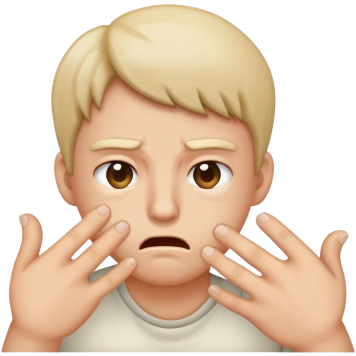 Throwing up emoji