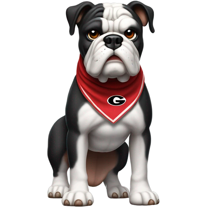 Georgia Bulldog emoji
