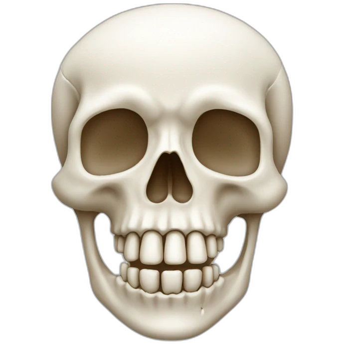 bone white emoji