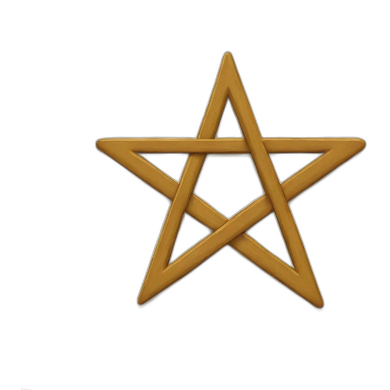 book with pentagram on cover emoji