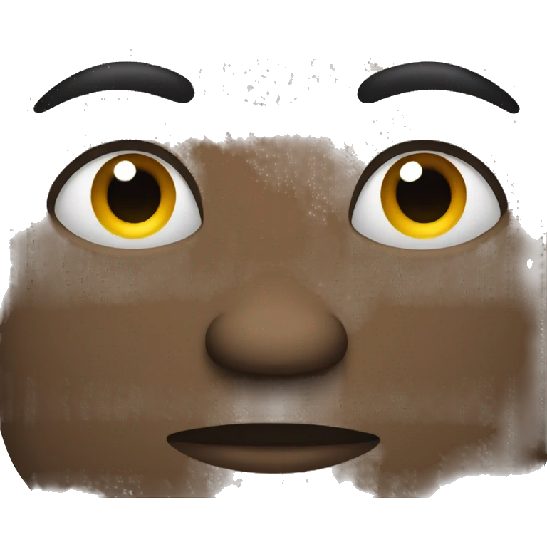 Black emoji side eye emoji