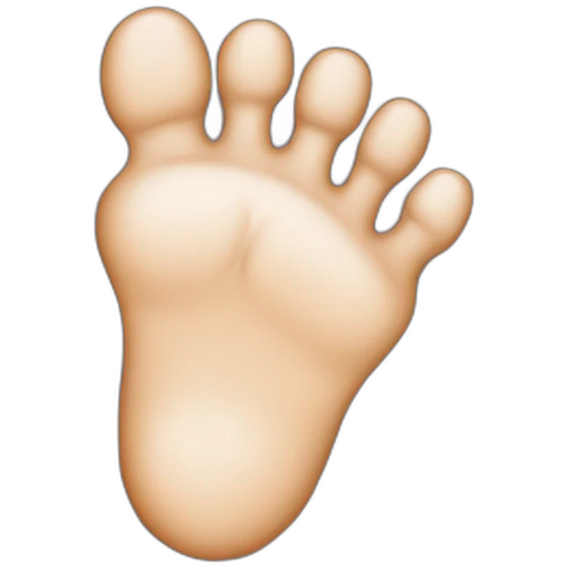 Foot emoji
