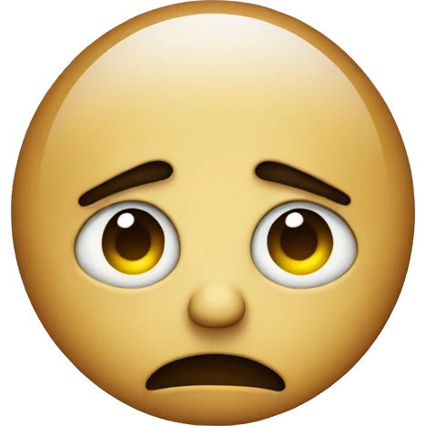 sad face with x as eyes emoji