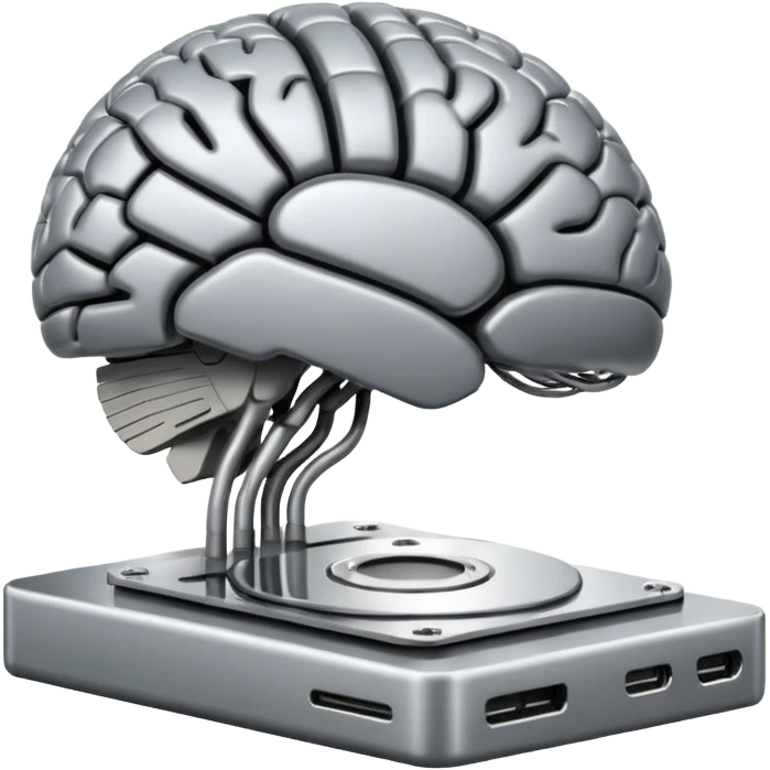 brain on an external hard drive emoji