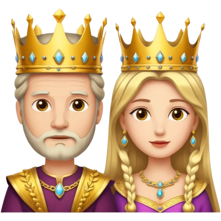 ancient kingancient queen emoji