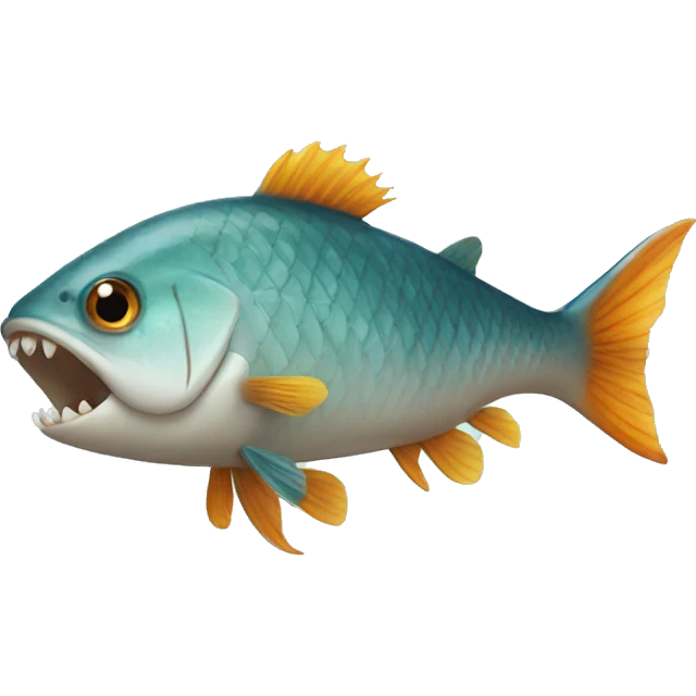 fish with human teeth emoji