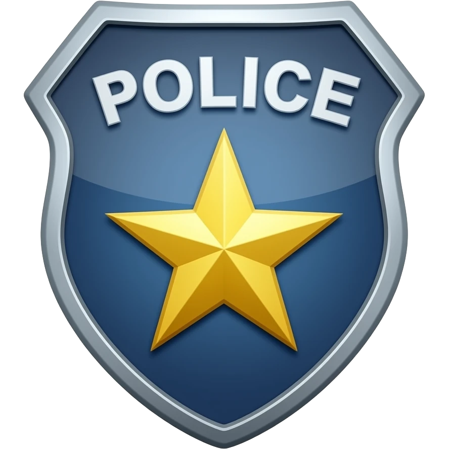 Superintendent of police symbol emoji