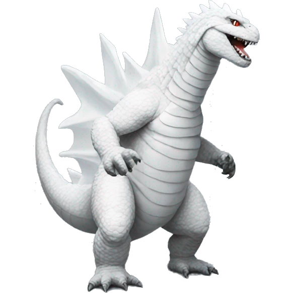 white Godzilla  emoji
