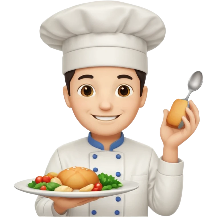 Chef appreciating his work emoji