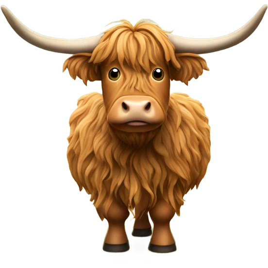 Highland cow emoji