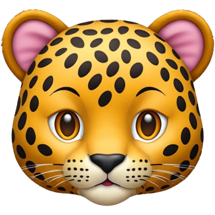 Leopard print labubu emoji
